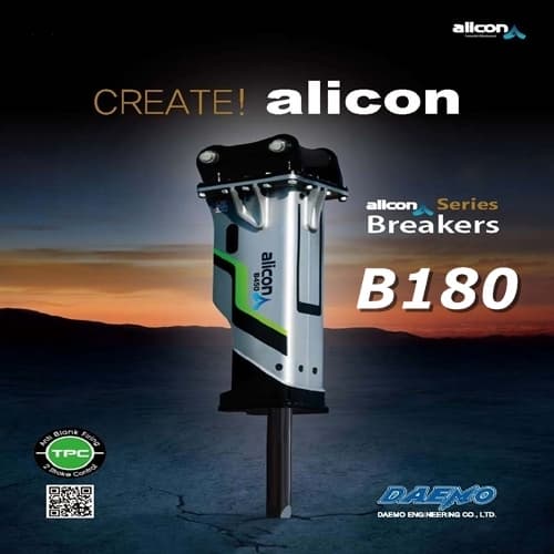 Hydraulic Breaker DAEMO Alicon B180